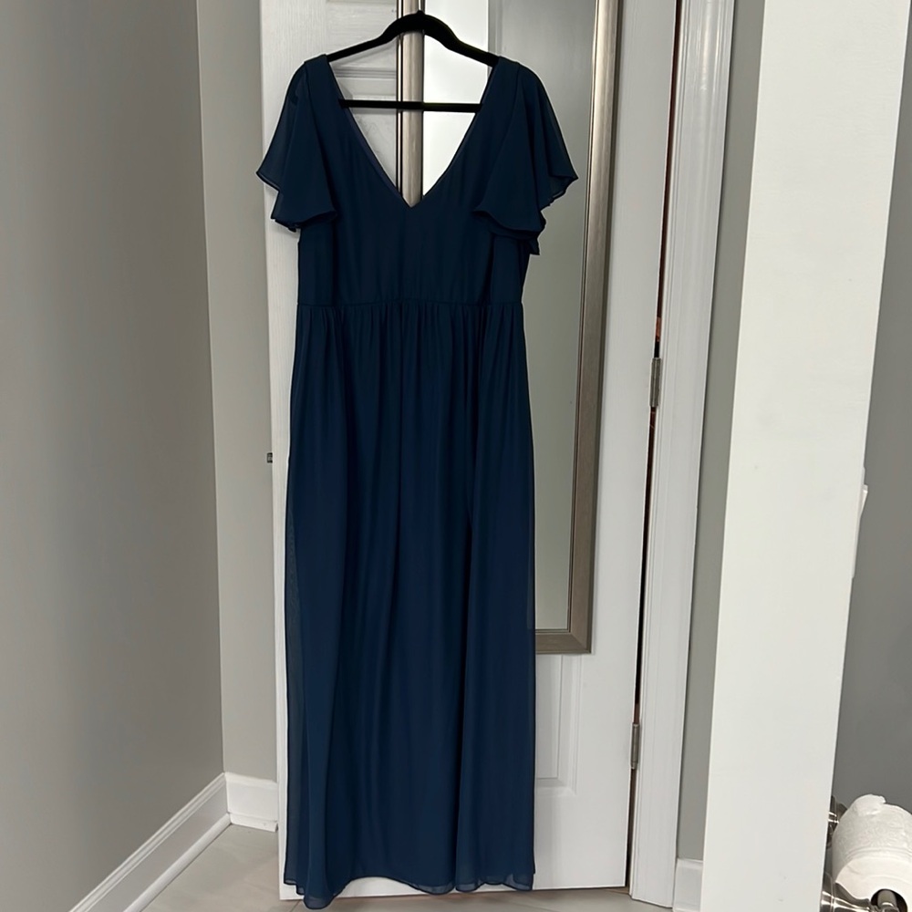 Birdy Grey Hannah Dress in Slate Blue
